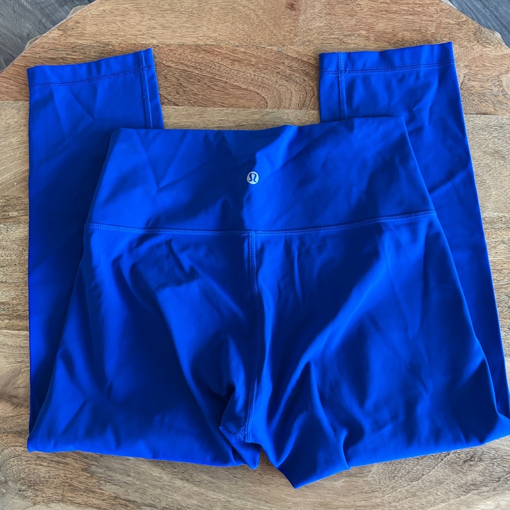 Lululemon Bright Blue High-Rise Leggings Size 8